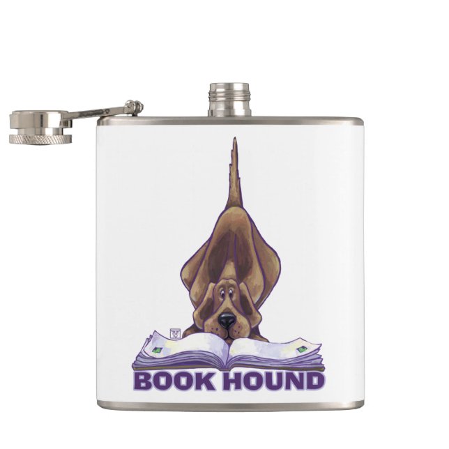 Animal Parade Book Hound Hip Flask (Opened)