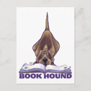 Animal Parade Book Hound Postcard