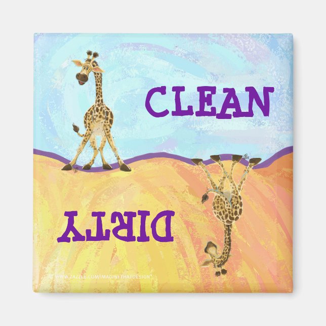 Animal Parade Giraffe Magnet (Front)