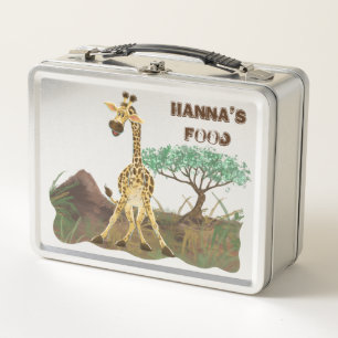 Animal Parade Giraffe Metal Lunch Box