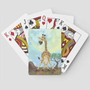 Animal Parade Giraffe Playing Cards