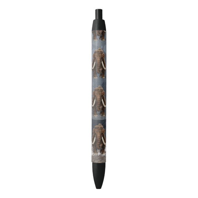 Animal Parade Mastodon Black Ink Pen (Front Vertical)