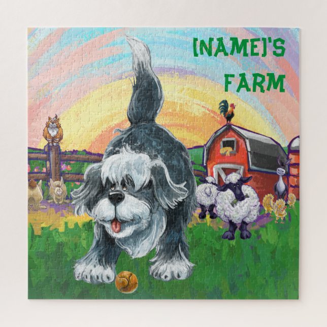 Animal Parade Sheep Dog Barnyard Puzzle Time (Vertical)
