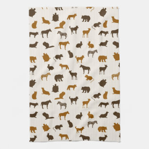 Animal pattern 1 kitchen towel