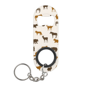 Animal pattern 1 mini bottle opener