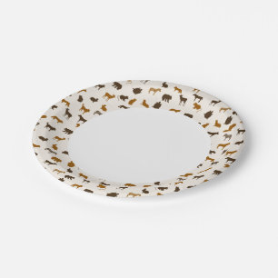 Animal pattern 1 paper plate