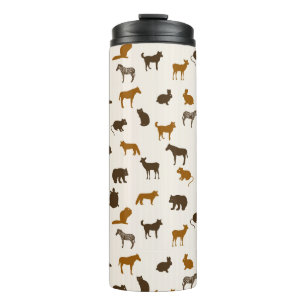 Animal pattern 1 thermal tumbler