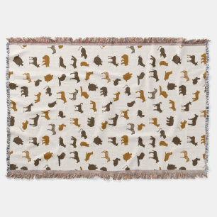 Animal pattern 1 throw blanket