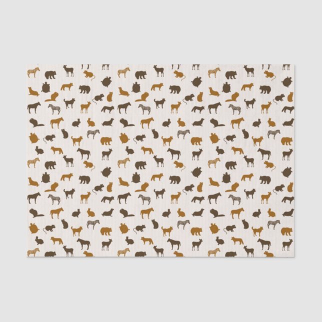 Animal pattern 1 tissue paper (Front)
