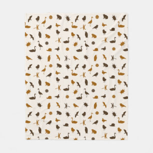 Animal pattern 2 fleece blanket