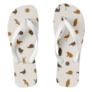 Animal pattern 2 flip flops