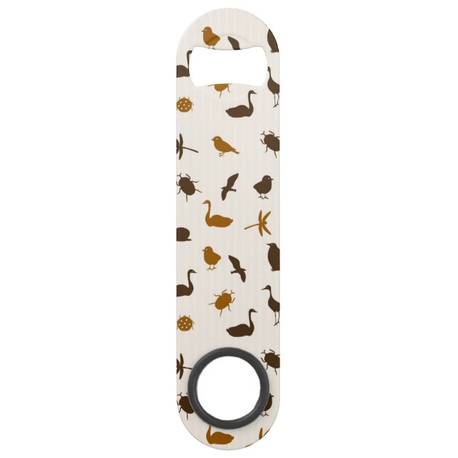 Animal pattern 2 speed bottle opener (Front)