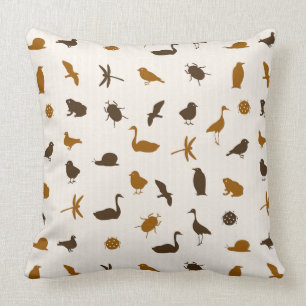 Animal pattern 2 throw pillow