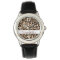 Animal pattern, brown, pink, monogram