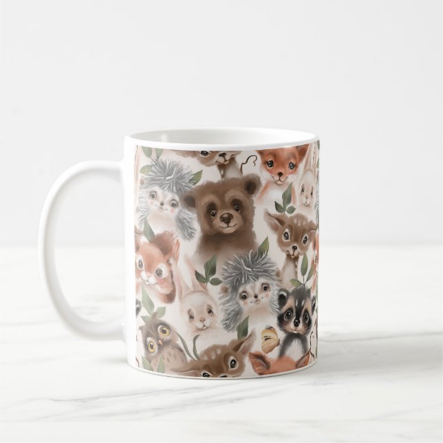 Animal Pattern  Coffee Mug (Left)