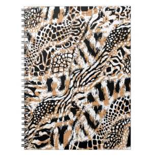 Animal pattern design. Modern leopard pattern desi Notebook