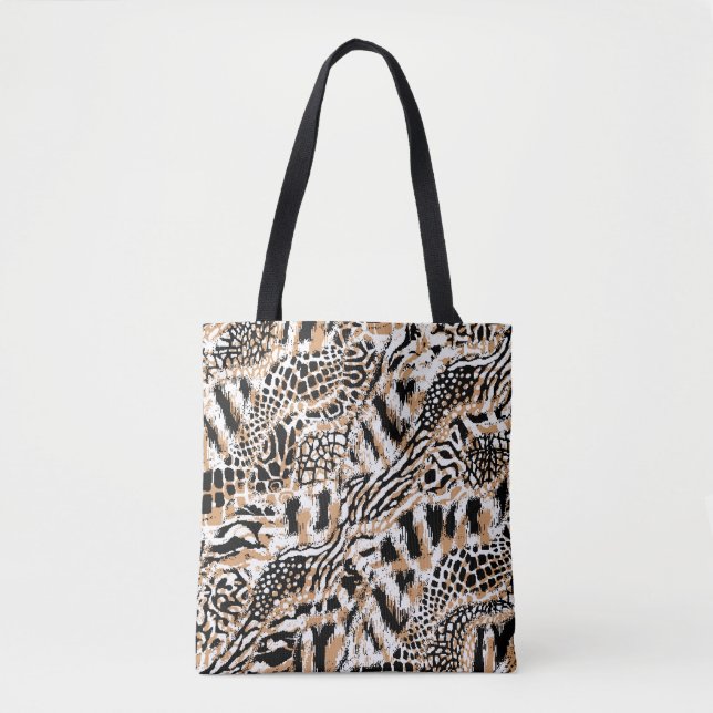 Animal pattern design. Modern leopard pattern desi Tote Bag (Front)