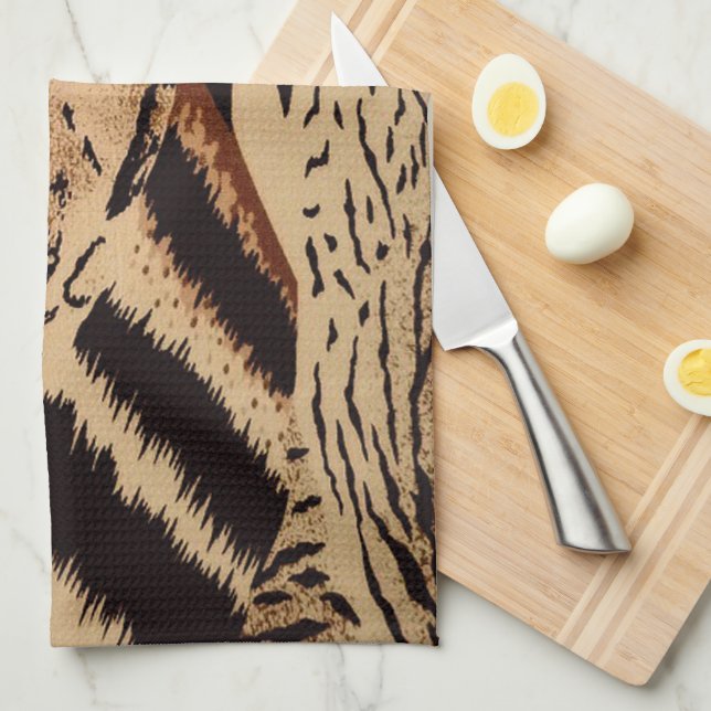 Animal Pattern Kitchen Towel (Quarter Fold)