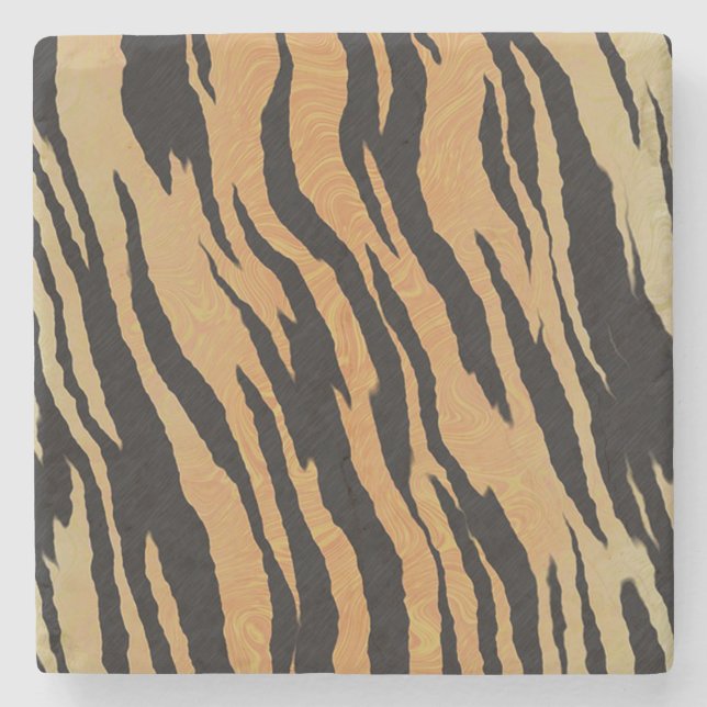 Animal Pattern Stone Coaster (Front)