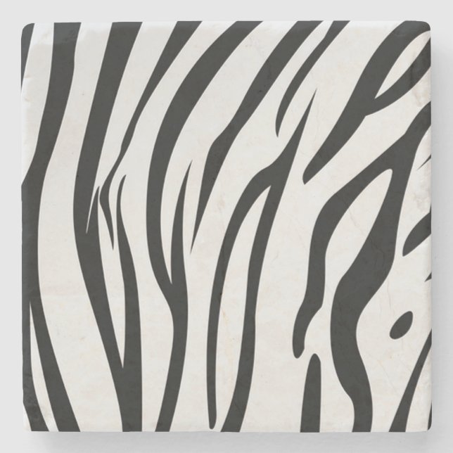 Animal Pattern Stone Coaster (Front)