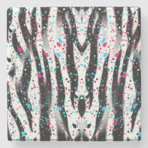 Animal Pattern Stone Coaster