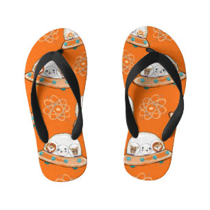 Animal Patterns Kid's Flip Flops