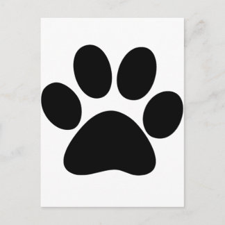 Animal Paw Postcard