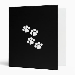 Animal Paw Prints Binder