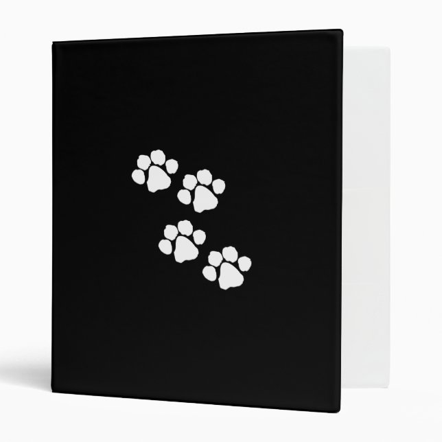 Animal Paw Prints Binder (Front/Inside)