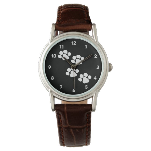 Animal Paw Prints Watch (Front)