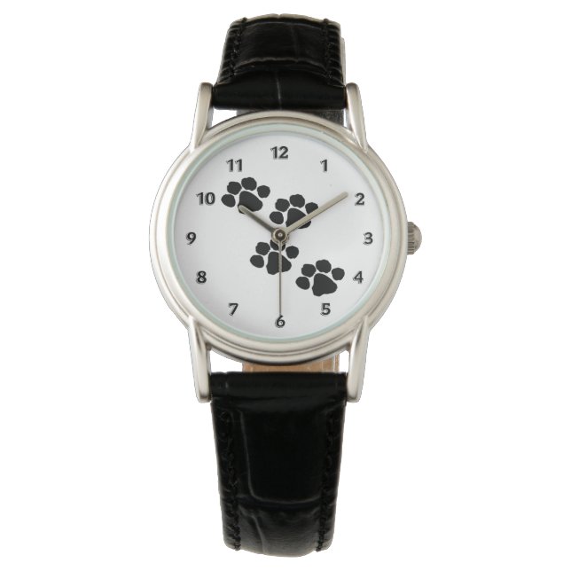 Animal Paw Prints Watch (Front)