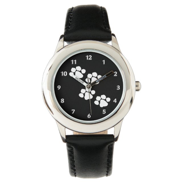 Animal Paw Prints Watch (Front)