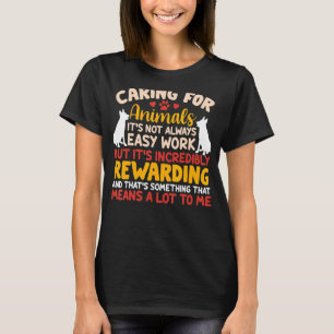 Animal  Pet Groomers Pet Sitter Veterinarian T-Shirt