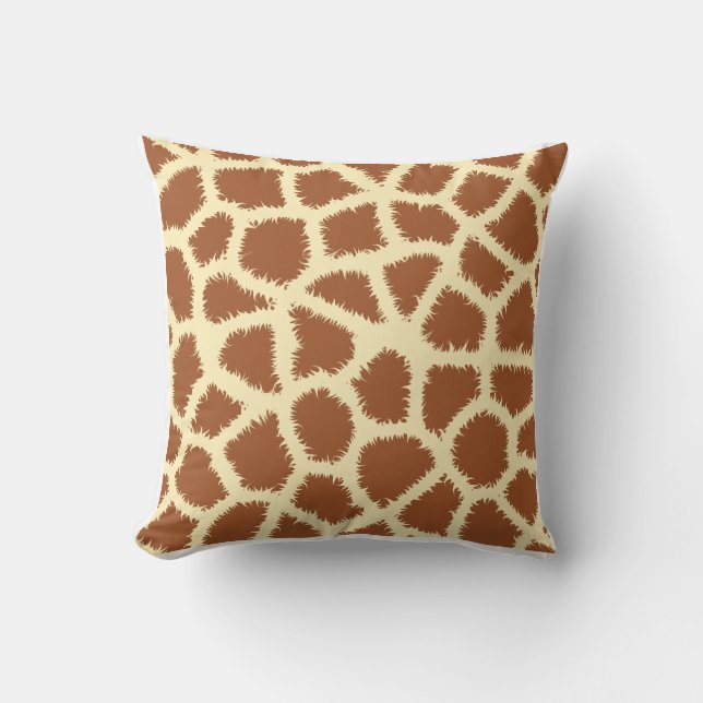 animal Pillow Cover, Leopard Pillow Cushion (Front)