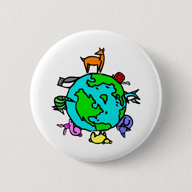 Animal Planet 2 Inch Round Button (Front)