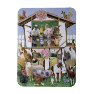 Animal Playhouse Magnet