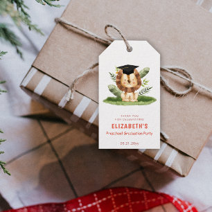 Animal Preschool Graduation Gift Tags