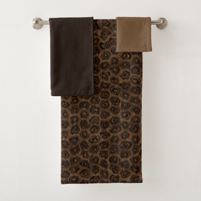 Animal Print 2  Bath Towel Set (Insitu)