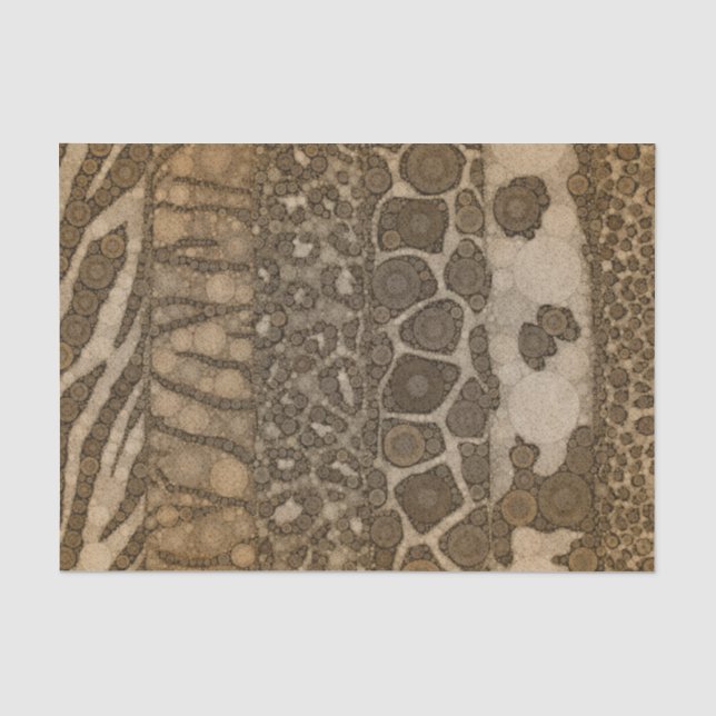 Animal Print Abstract Tissue Paper (Front)