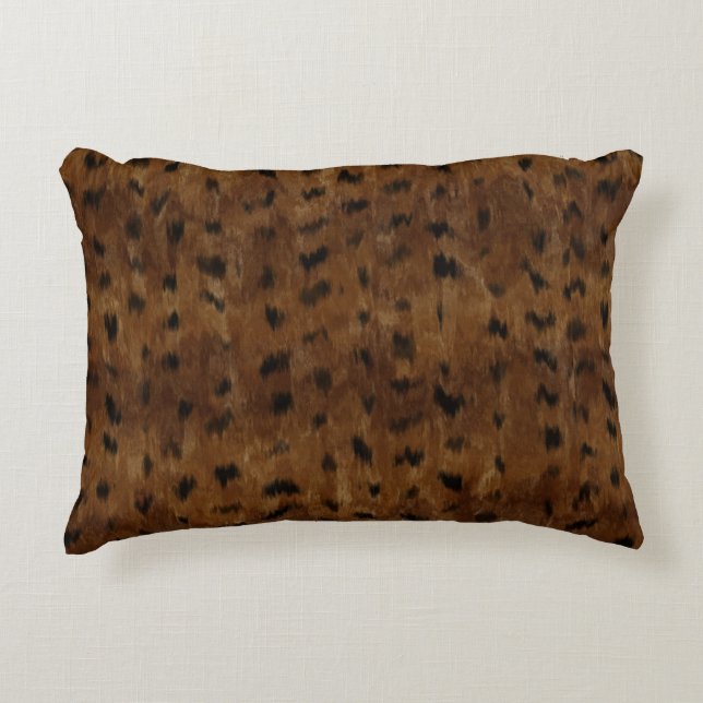 Animal Print Accent Pillow (Front)