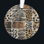 Animal Print - Acrylic Ornament<br><div class="desc">1 2 3 4 5 6 7 8 9 10 11 12
1 2 3 4 5 6 7 8 9 10 11 12
Animal Print - Acrylic Ornament
Design 01
A perfect little gift!</div>