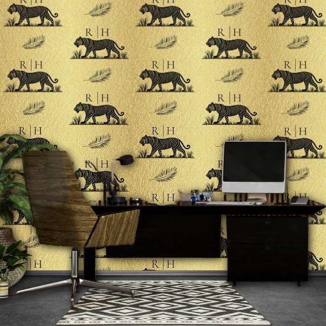 Animal Print Black Gold Wallpaper (Creator Uploaded)