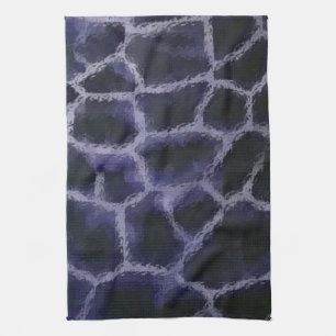 Animal Print Blue Kitchen Towel