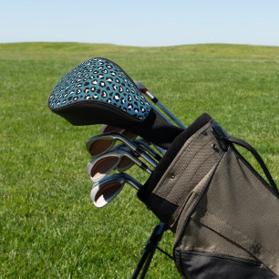 Animal Print, Blue Leopard, Cheetah Spots, Hearts Golf Head Cover