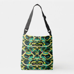 Animal Print Cross-Body Tote Bag
