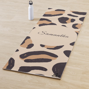 Animal-Print Customizable Yoga Mat