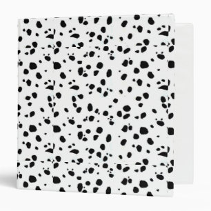 Animal Print Dalmation Binder