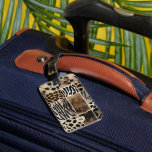 Animal Print - Double-Sided Luggage Tag<br><div class="desc">Animal Print - Double-Sided Luggage Tag 
Design 01
A perfect little gift!</div>