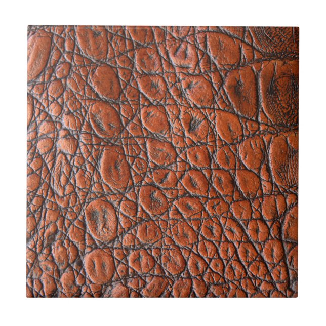 Animal Print Faux Alligator Tile (Front)
