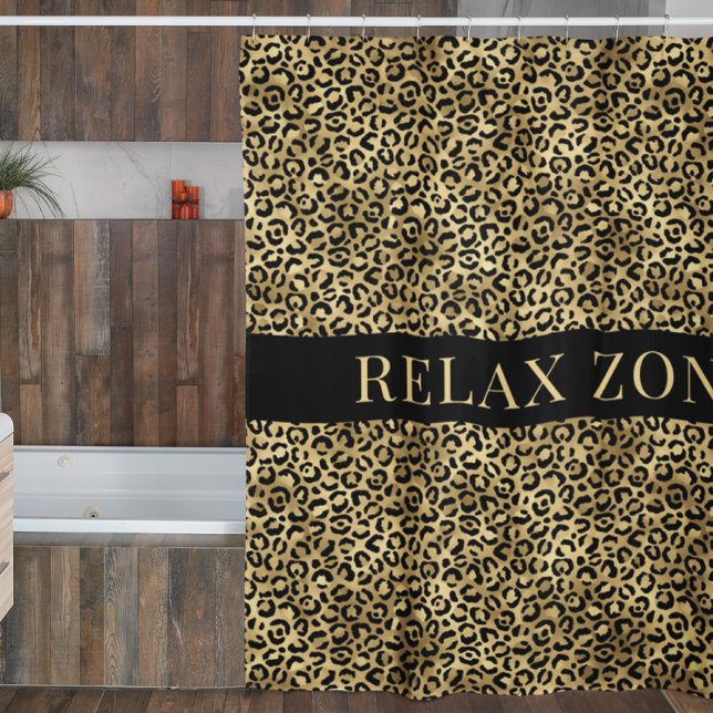Animal print Faux Gold Black (Creator Uploaded)